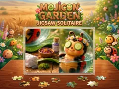 Gioco Mojicon Garden Jigsaw Solitaire! in linea