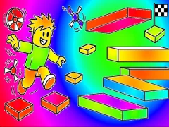 Gioco Coloring Book: Roblox Obby Runner in linea