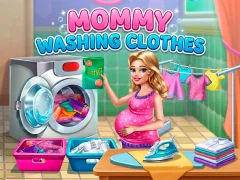Gioco Mommy washing clothes in linea
