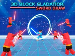 Gioco 3D Block Gladiator: Sword Draw in linea
