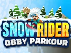 Gioco Snow Rider Obby Parkour in linea