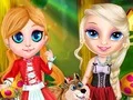 Gioco Little Elsa In Red Hood in linea