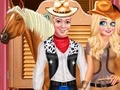 Gioco Frozen Couple Cowboy Style in linea