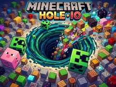 Gioco Minecraft Hole IO in linea