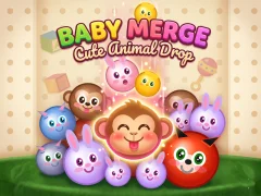 Gioco Baby Merge Cute animal drop in linea