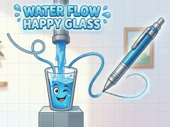 Gioco Water Flow Happy Glass in linea