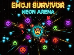 Gioco Emoji Survivor - Neon Arena in linea