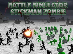 Gioco Battle Simulator Stickman Zombie in linea