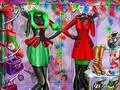 Gioco Xmas shopping window in linea