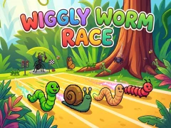 Gioco Wiggly Worm Race in linea