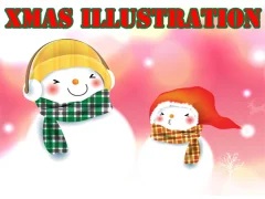 Gioco Xmas Illustration in linea