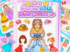 Gioco Diy Paper Doll Diary Dress Up in linea
