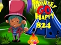 Gioco Monkey Go Happy Stage 824 in linea
