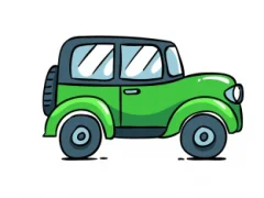 Gioco Cartoon Cars Spot The Difference in linea