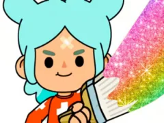 Gioco Coloring Book: Toca Boca Rita in linea