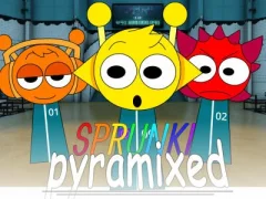Gioco Sprunki Pyramixed: Squid Game in linea
