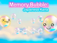 Gioco Memory Bubble: Japanese Kana in linea
