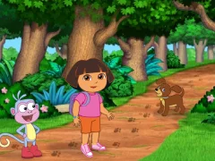 Gioco Dora the Explorer Find Those Puppies in linea