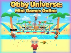 Gioco Obby Universe: Mini Games Online in linea
