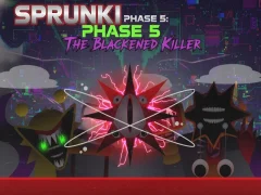 Gioco Sprunki Phase 5: The Blackened Killer in linea