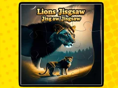 Gioco Lions Jigsaw Jigsaw in linea