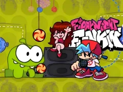 Gioco Friday Night Funkin VS Om Nom from Cut The Rope in linea