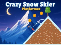 Gioco Crazy Snow Skier: Platformer in linea