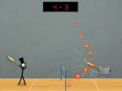 Gioco Stick Figure Badminton 3 in linea