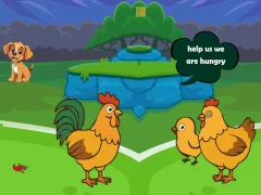Gioco Feed Hungry Hen Family in linea