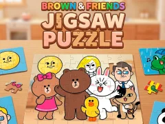 Gioco Brown And Friends Jigsaw Puzzle in linea