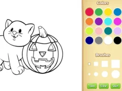 Gioco Halloween Coloring Book in linea