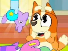 Gioco Jigsaw Puzzle: Bluey Toy Claw Machine in linea