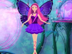 Gioco Barbie Mariposa Dress Up in linea