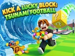 Gioco Kick a Lucky Block: Tsunami Football in linea