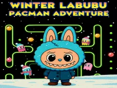 Gioco Winter Labubu Pacman Adventure in linea