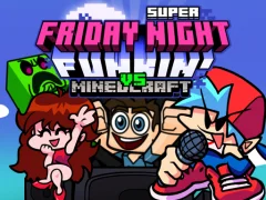 Gioco Super Friday Night Funkin Vs Minecraft in linea