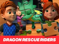 Gioco Dragon Rescue Riders Jigsaw Puzzle in linea
