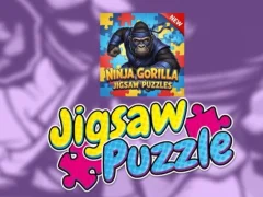 Gioco Ninja Gorilla Jigsaw Puzzles in linea