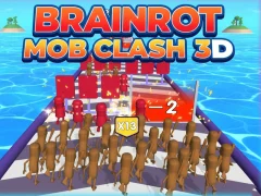 Gioco Brainrot Mob Clash 3D in linea