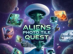 Gioco Aliens Photo Tile Quest in linea