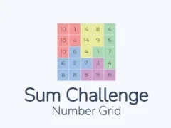 Gioco Sum Challenge Number Grid in linea