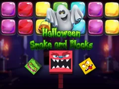 Gioco Halloween Snake and Blocks in linea