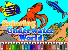 Gioco Coloring Underwater World in linea