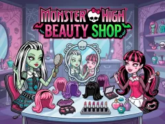 Gioco Monster High Beauty Shop in linea