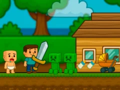 Gioco Baby Noob Help! Steve in linea