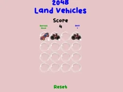 Gioco 2048 Land Vehicles in linea