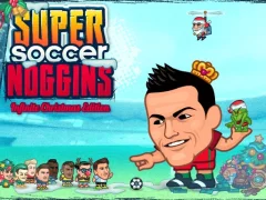 Gioco Super Soccer Noggins Xmas Edition in linea