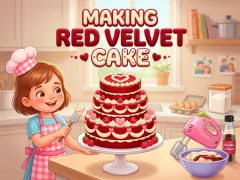 Gioco Making Red Velvet Cake in linea