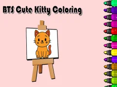 Gioco BTS Cute Kitty Coloring in linea