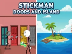 Gioco Stickman Doors and Island in linea